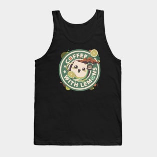 Lemon Coffee Cute Caffeine Lover Tank Top